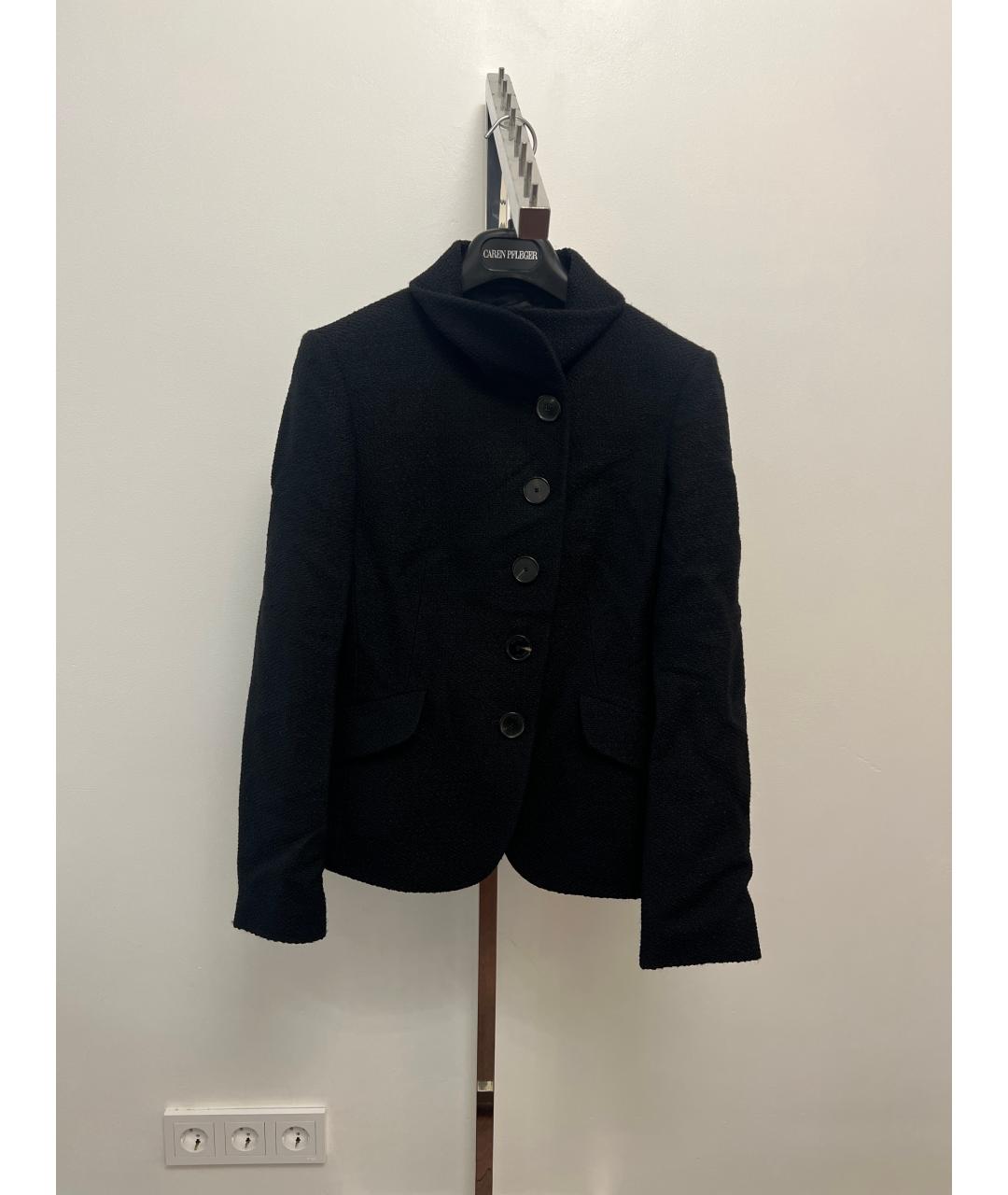 ESCADA Черный ацетатный жакет/пиджак, фото 7