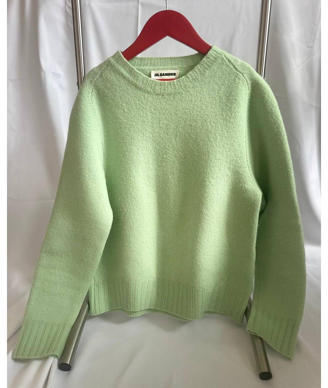 JIL SANDER Салатовый шерстяной костюм с юбками, фото 4