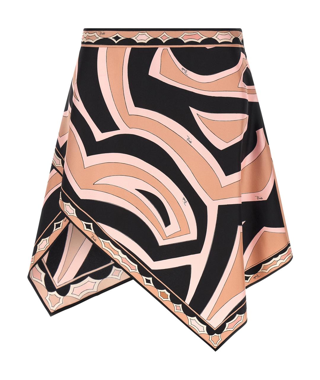 EMILIO PUCCI Мульти шелковая юбка макси, фото 1