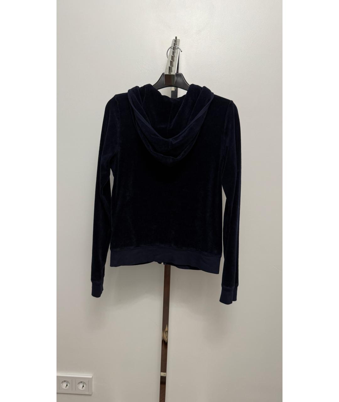 JUICY COUTURE Синий велюровый костюм с брюками, фото 6