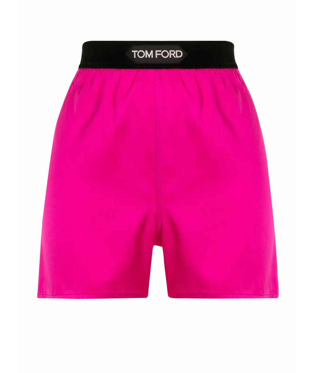 TOM FORD Фуксия шелковые шорты, фото 1