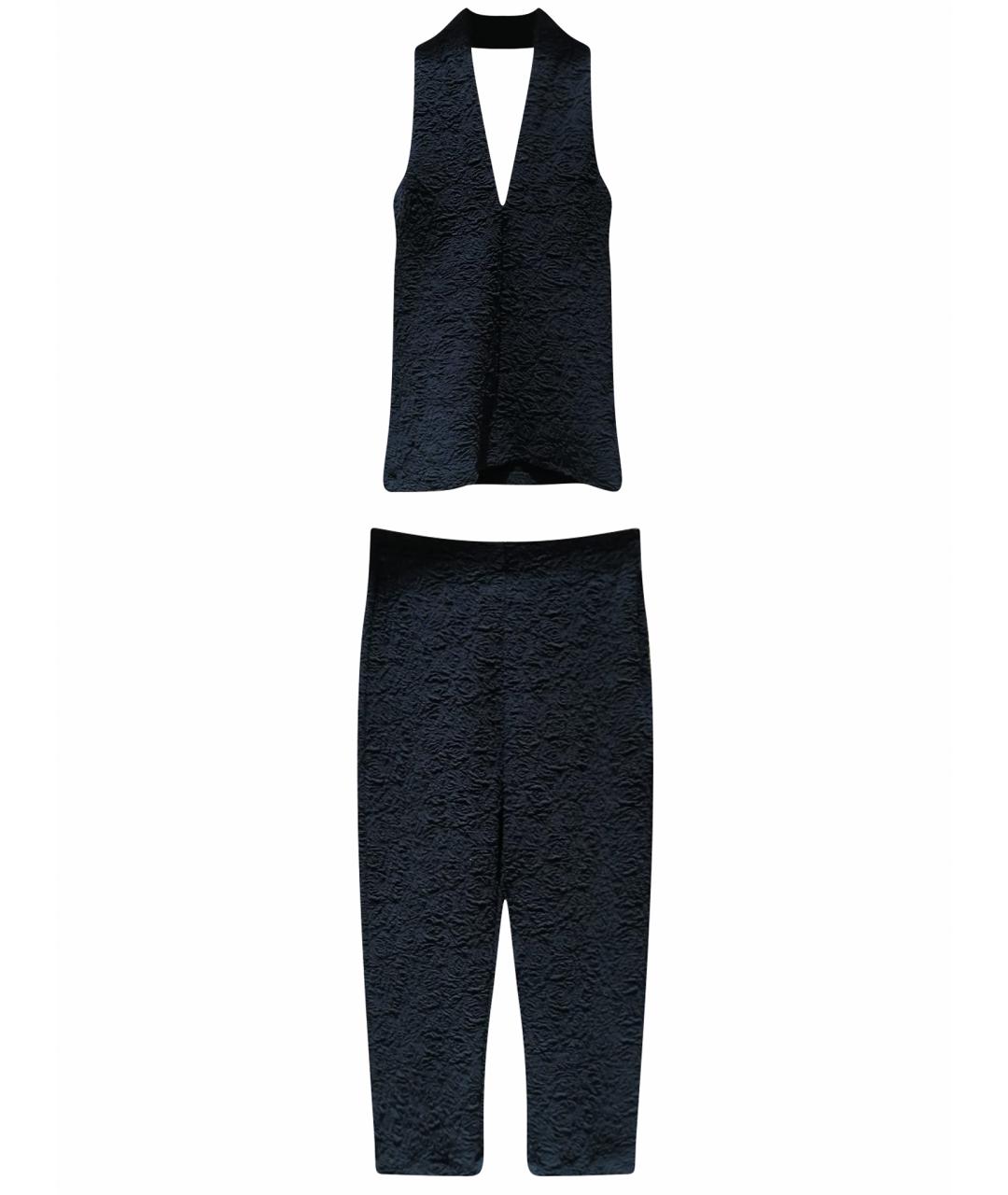 MSGM Черный хлопковый костюм с брюками, фото 1