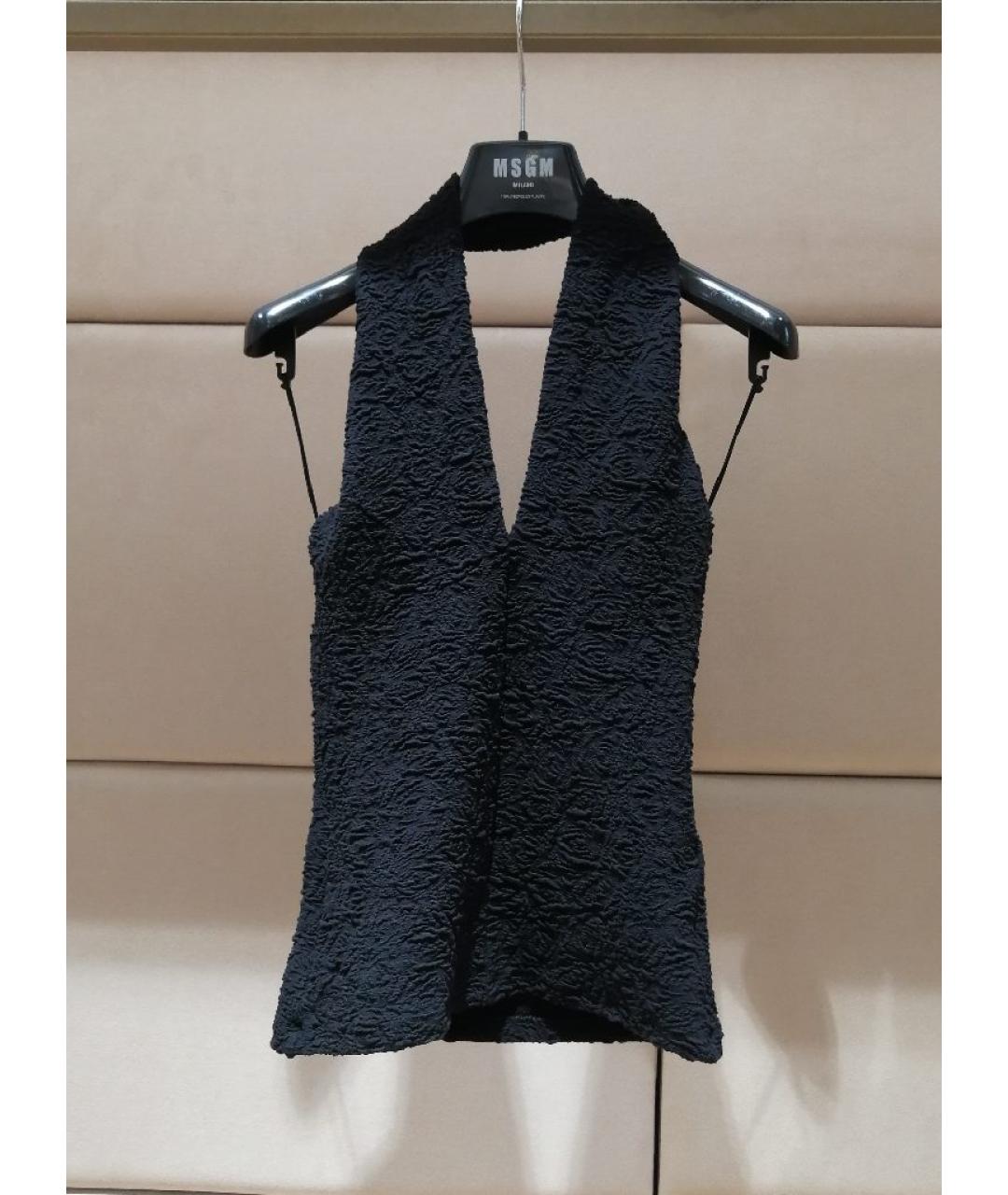 MSGM Черный хлопковый костюм с брюками, фото 5