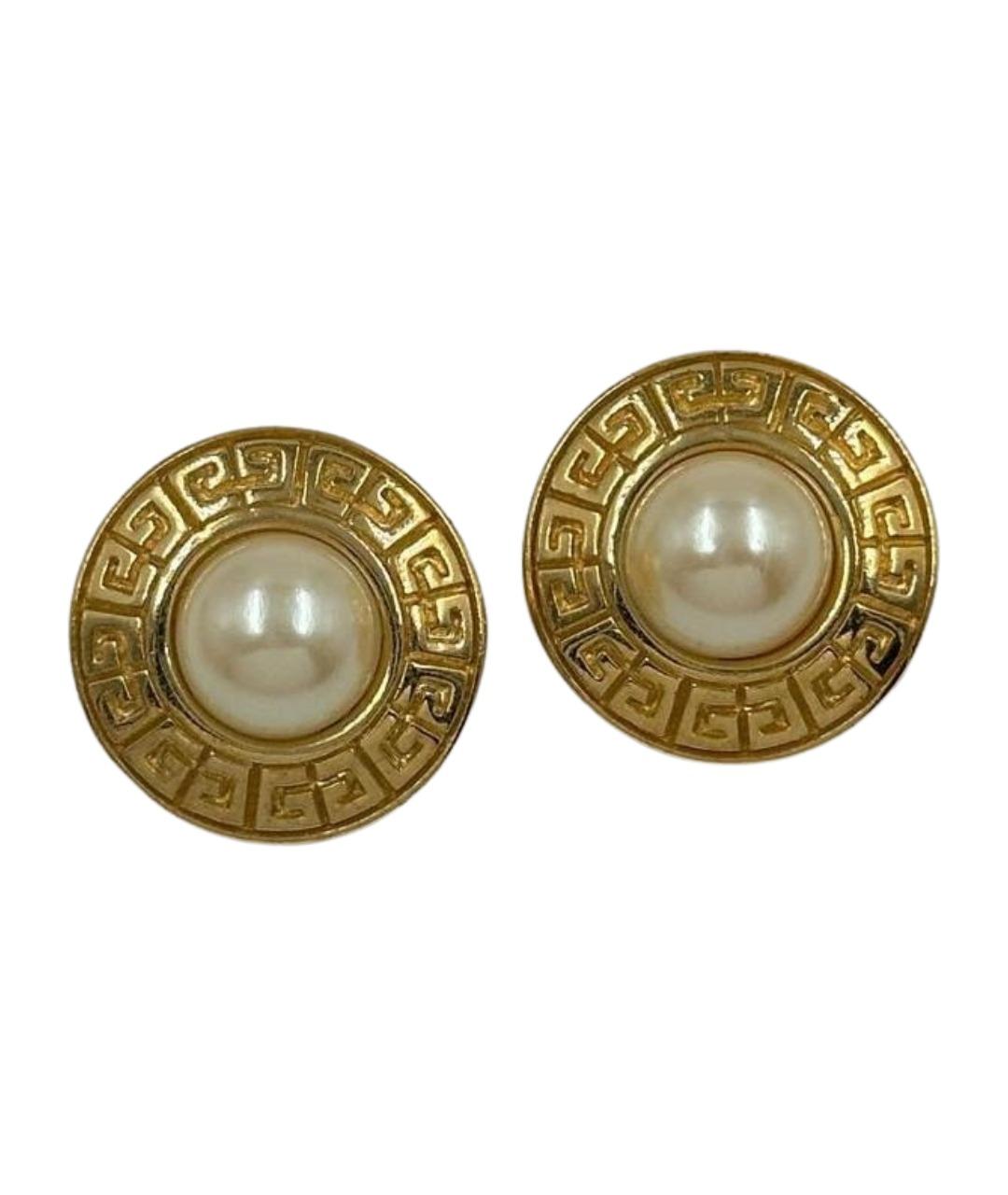 GIVENCHY Золотые позолоченные клипсы, фото 1