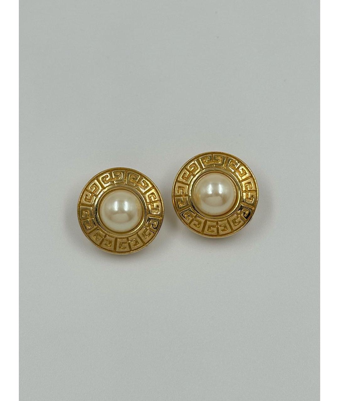 GIVENCHY Золотые позолоченные клипсы, фото 6