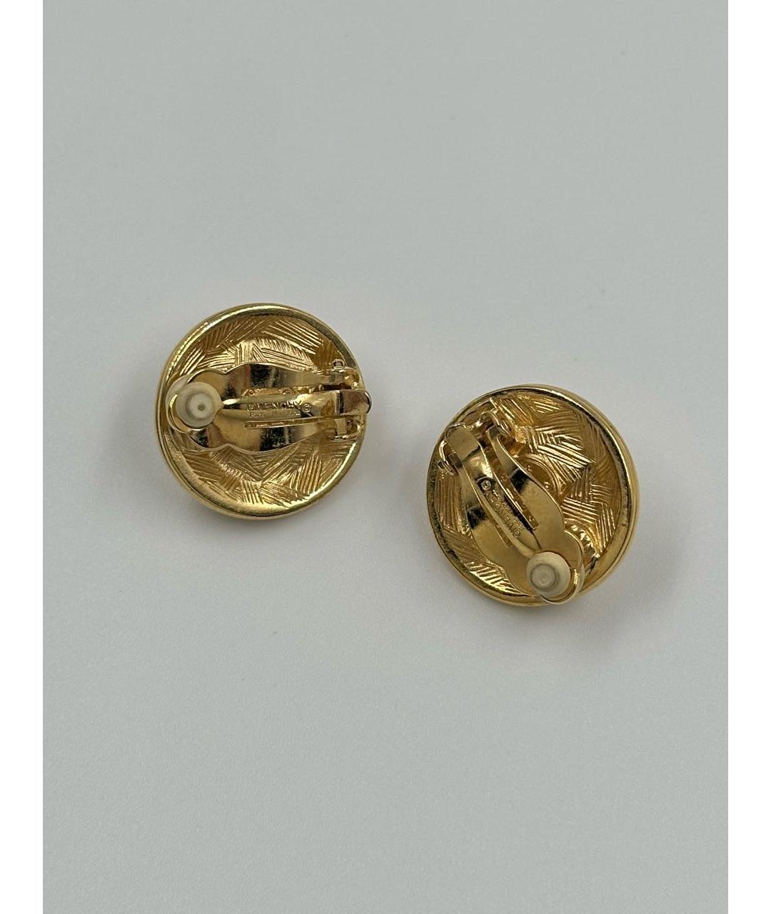 GIVENCHY Золотые позолоченные клипсы, фото 2