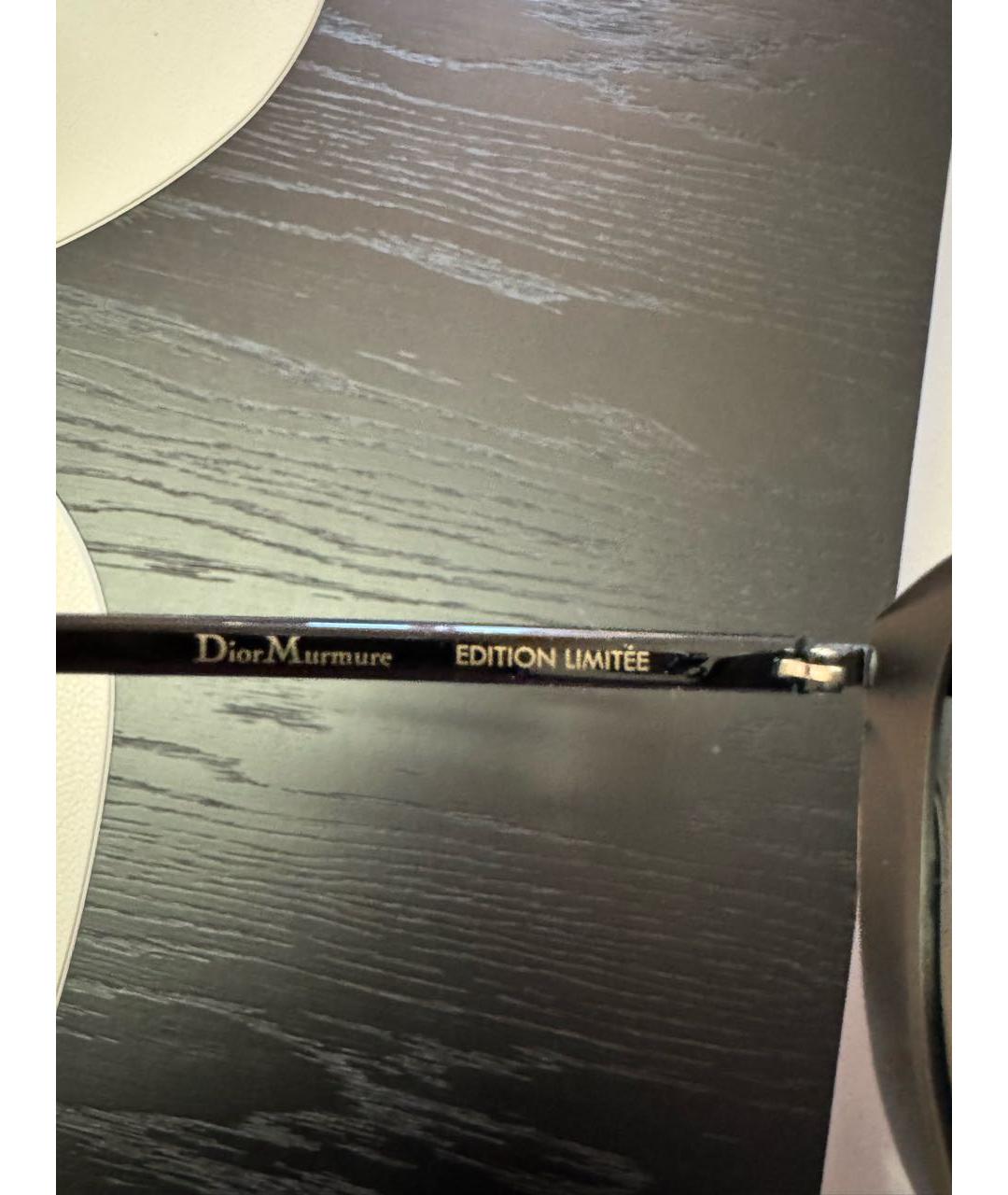 CHRISTIAN DIOR Черные пластиковые солнцезащитные очки, фото 5