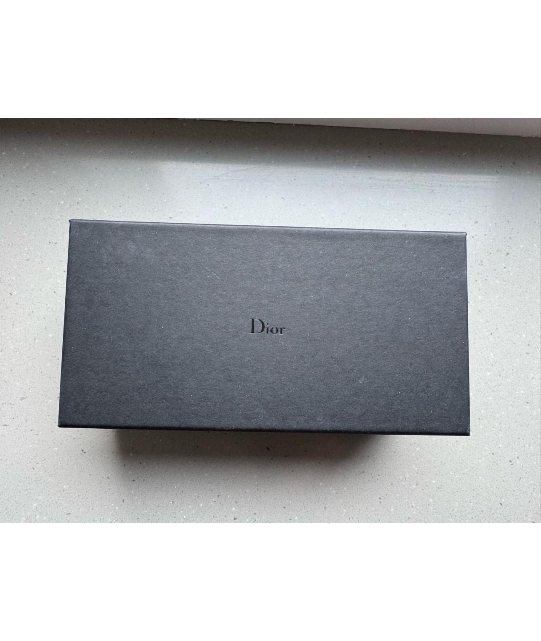 CHRISTIAN DIOR Черные пластиковые солнцезащитные очки, фото 8