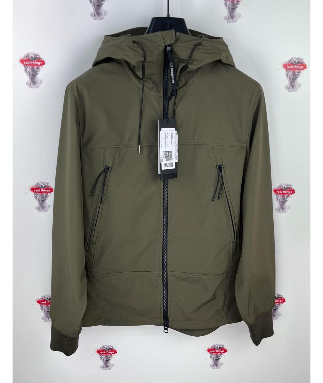 CP COMPANY Хаки полиэстеровая куртка, фото 3