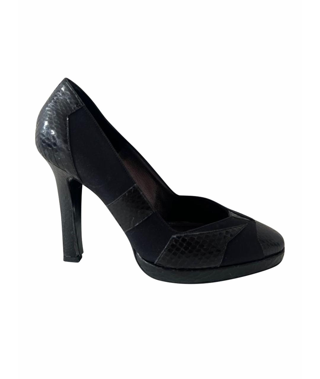 CHANEL Черные кожаные туфли, фото 1