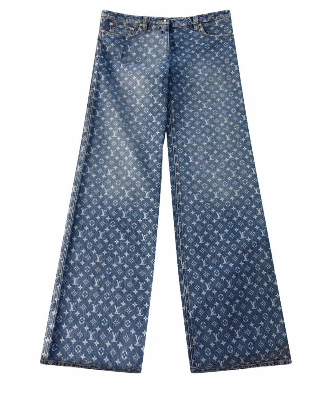 LOUIS VUITTON Синие джинсы клеш, фото 1