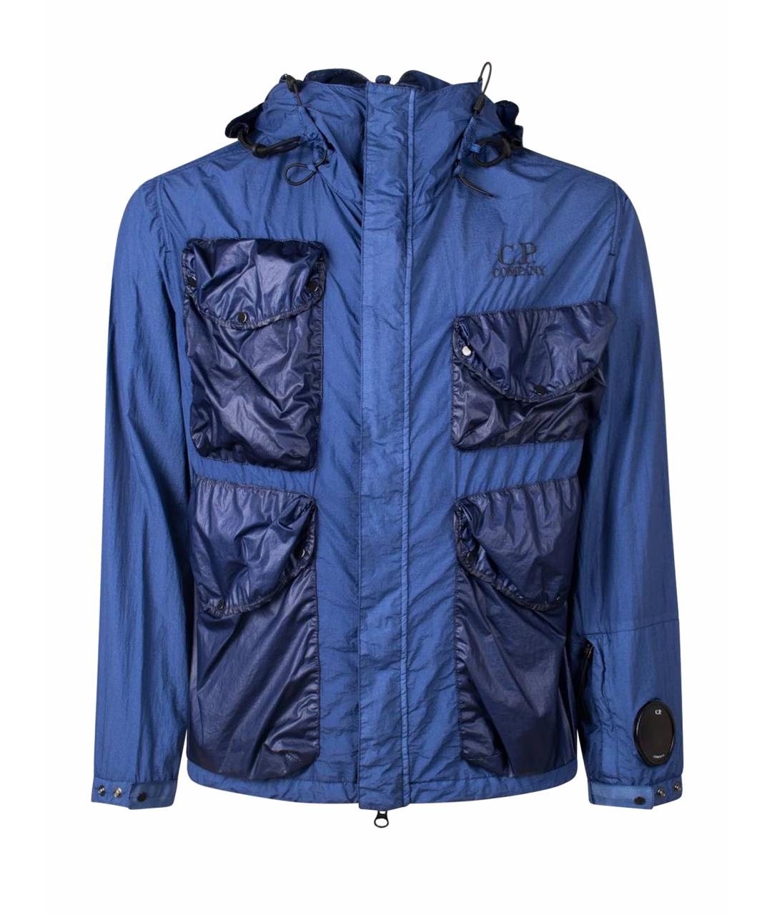 CP COMPANY Синяя полиамидовая куртка, фото 1