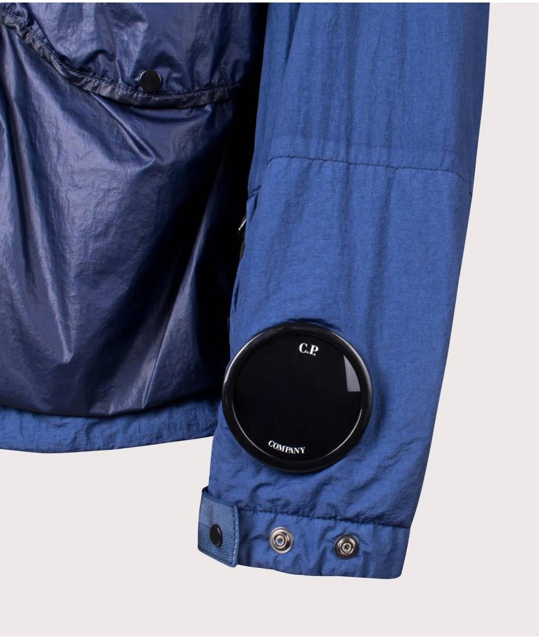 CP COMPANY Синяя полиамидовая куртка, фото 4