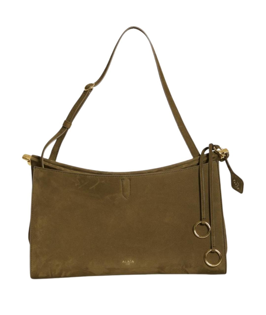 ALAIA Зеленая кожаная сумка через плечо, фото 1