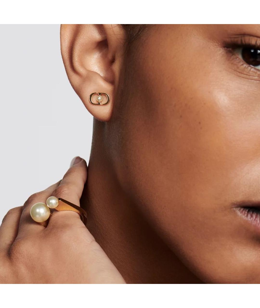 CHRISTIAN DIOR Золотые серьги, фото 2