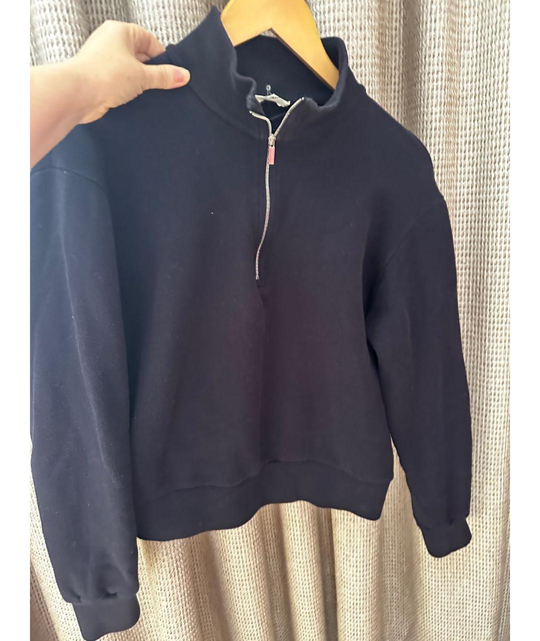 THE ROW Темно-синий хлопковый джемпер / свитер, фото 5