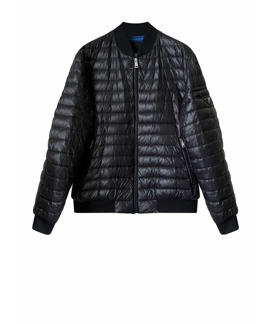 PRADA Черная полиамидовая куртка, фото 1