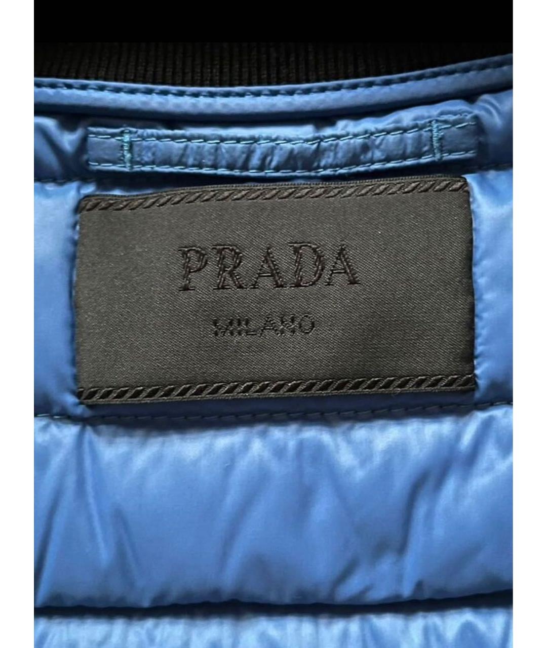 PRADA Черная полиамидовая куртка, фото 5
