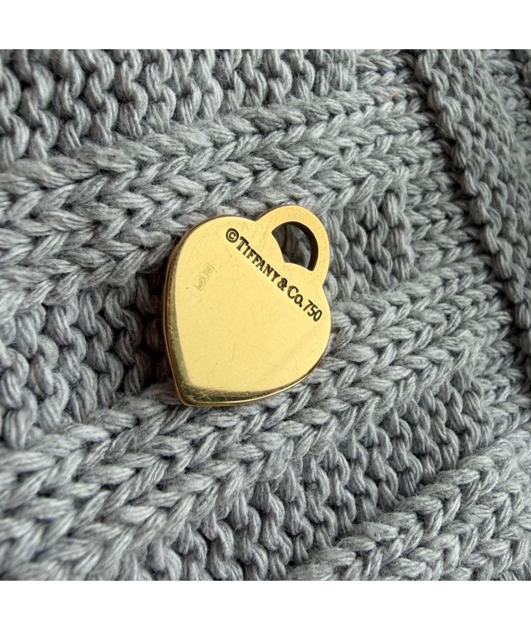 TIFFANY&CO Золотой кулон из желтого золота, фото 4