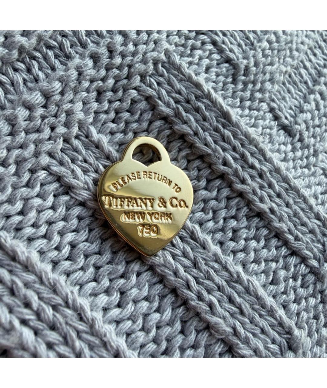 TIFFANY&CO Золотой кулон из желтого золота, фото 5