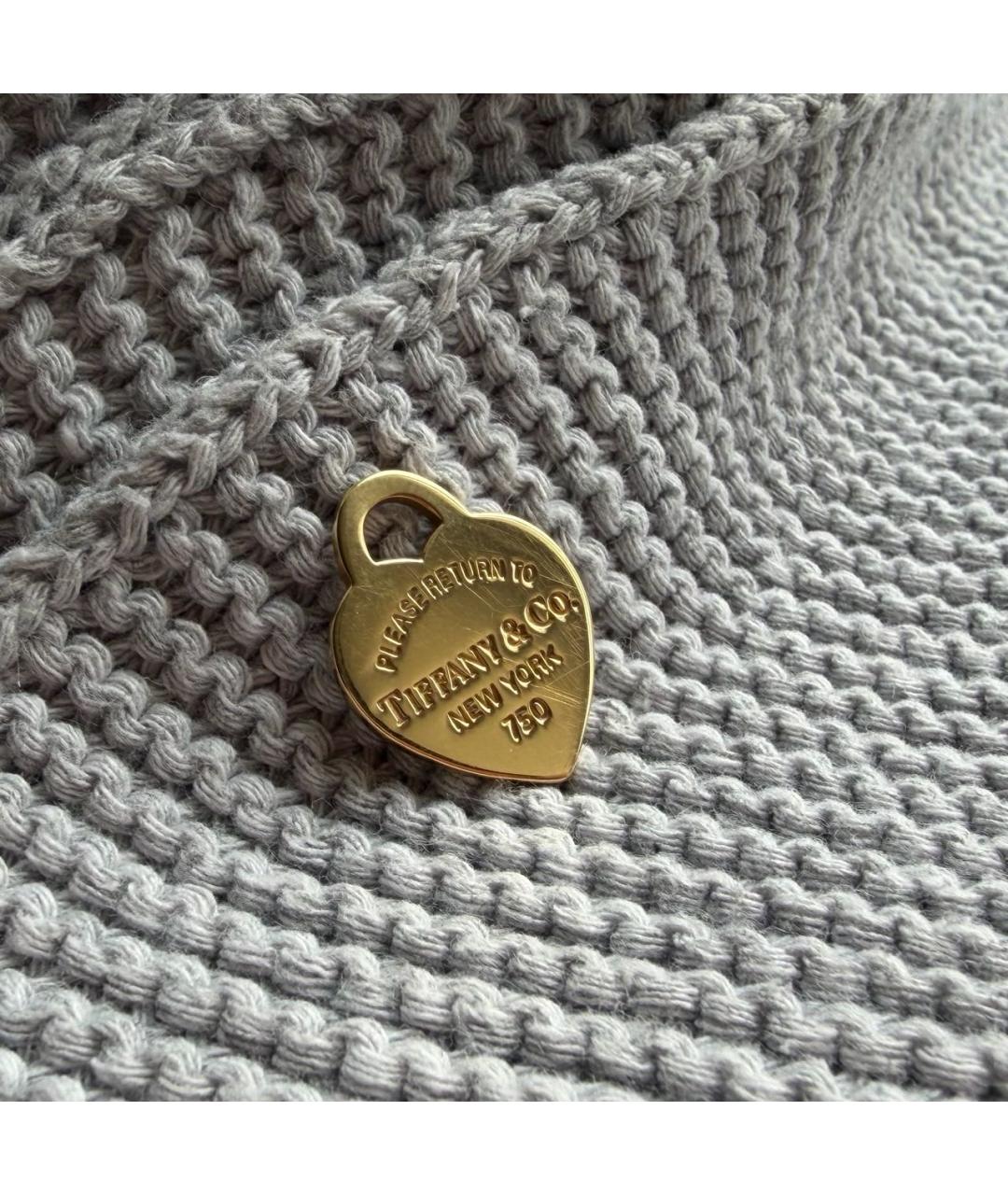 TIFFANY&CO Золотой кулон из желтого золота, фото 7