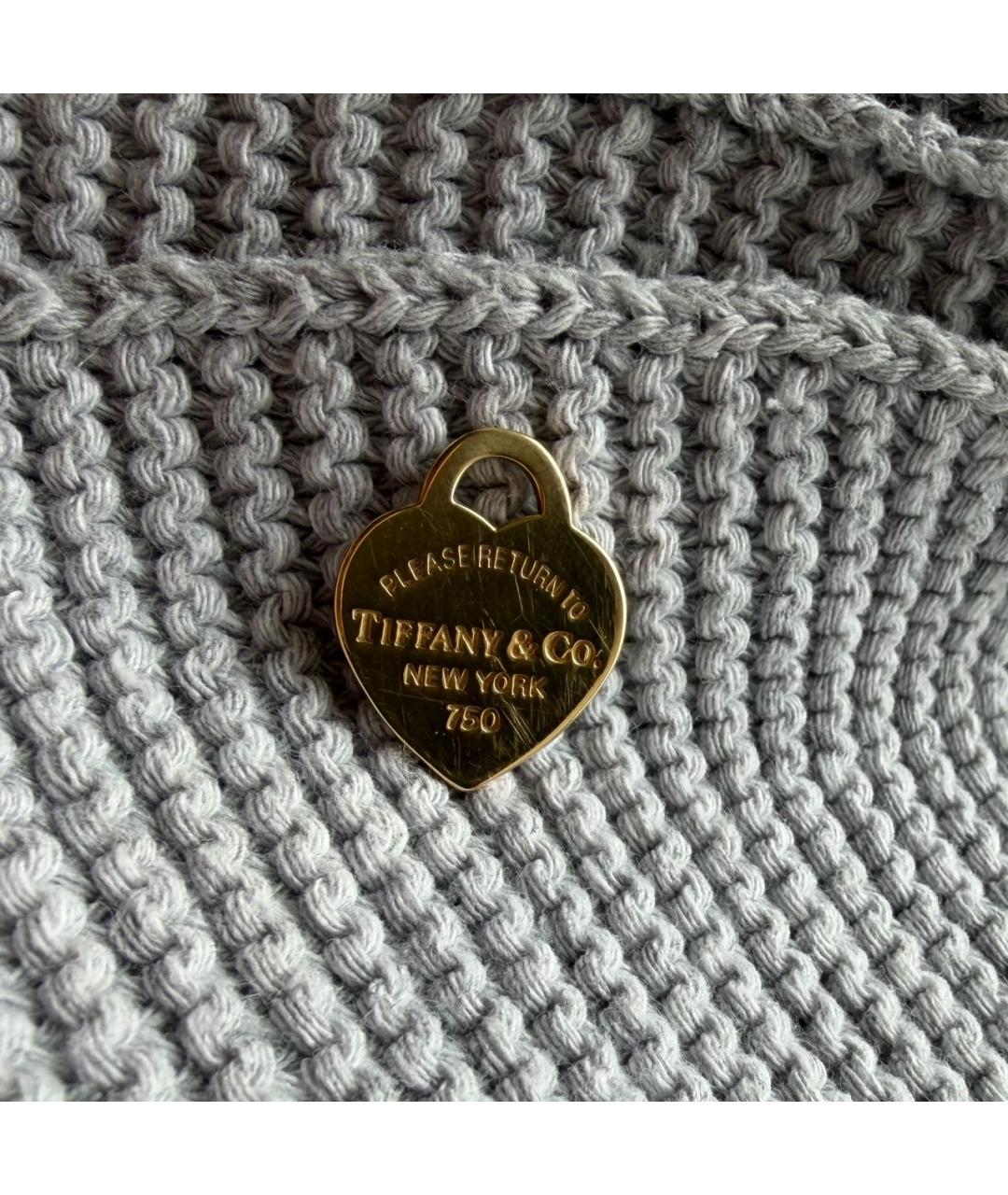 TIFFANY&CO Золотой кулон из желтого золота, фото 6