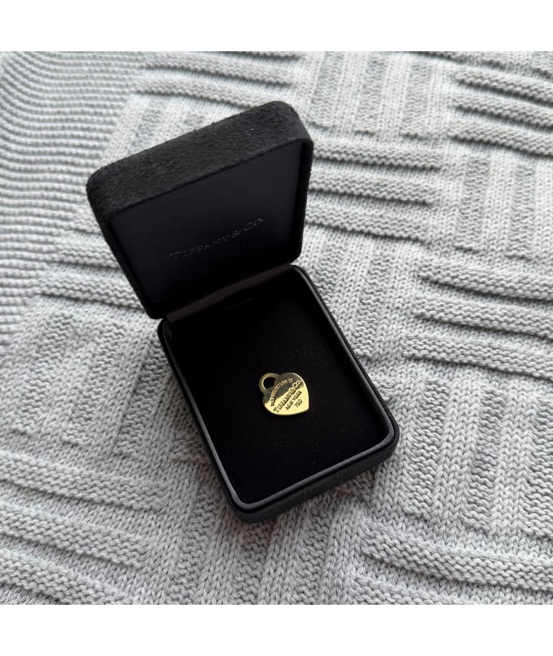 TIFFANY&CO Золотой кулон из желтого золота, фото 3