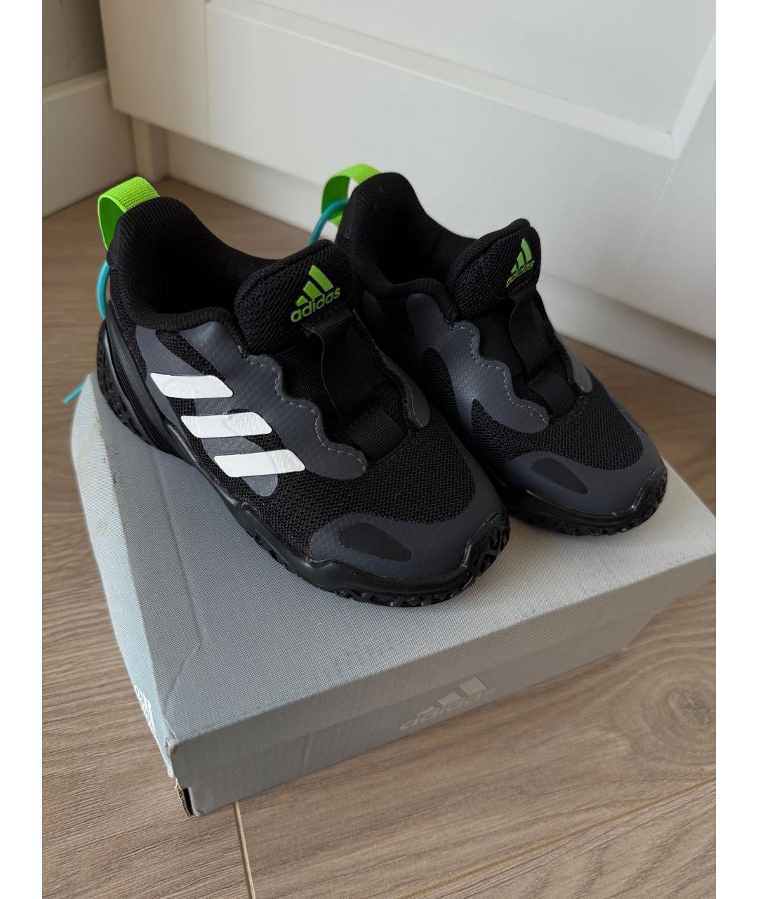 ADIDAS Черные кеды, фото 3