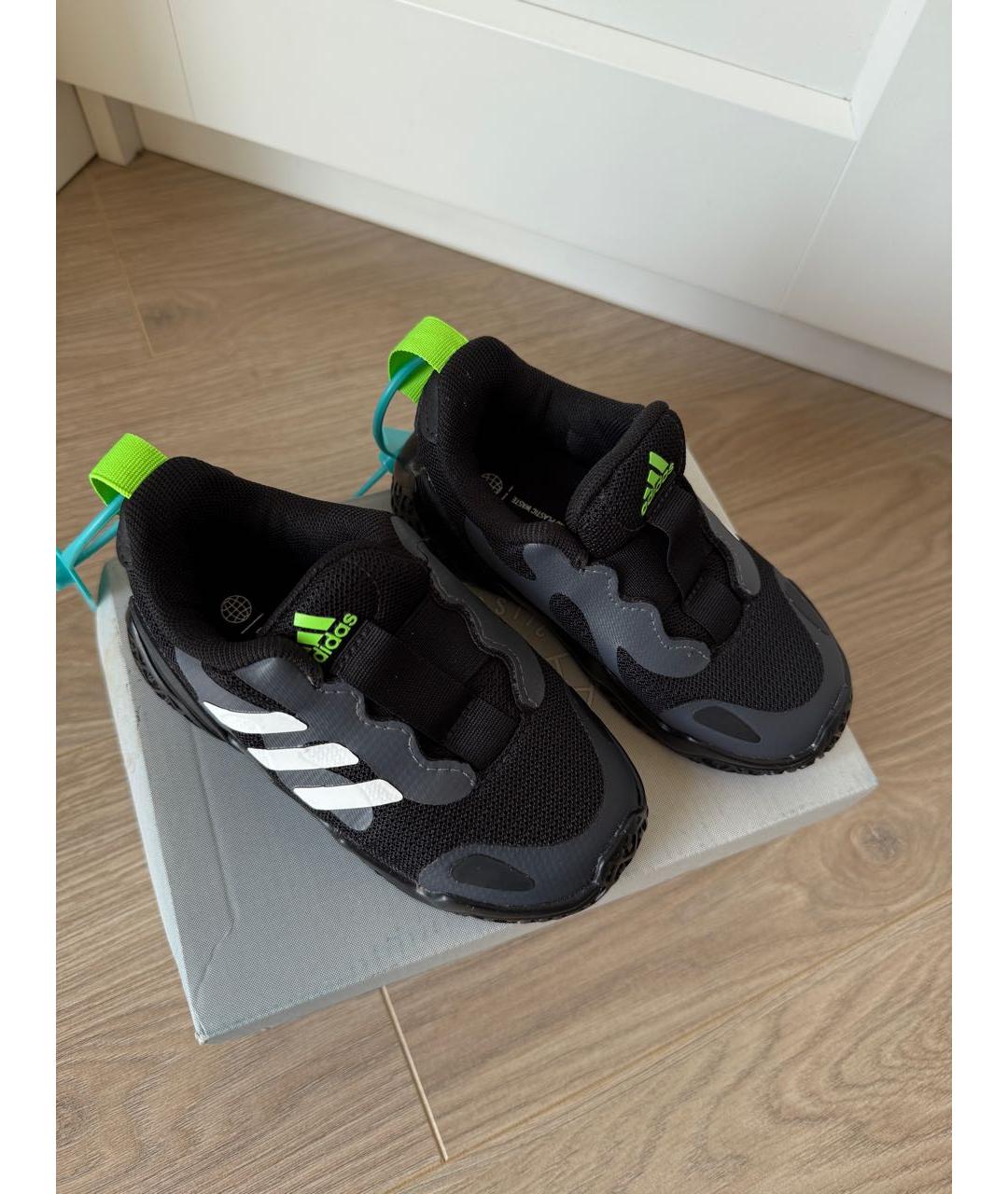 ADIDAS Черные кеды, фото 2