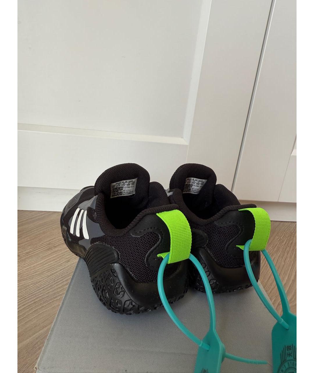 ADIDAS Черные кеды, фото 4