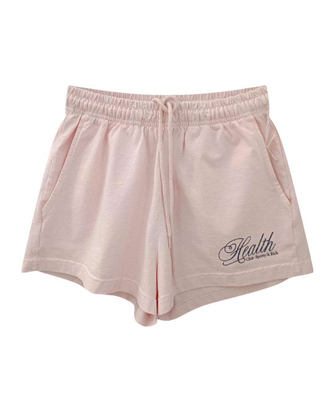 SPORTY AND RICH Розовые хлопковые шорты, фото 1