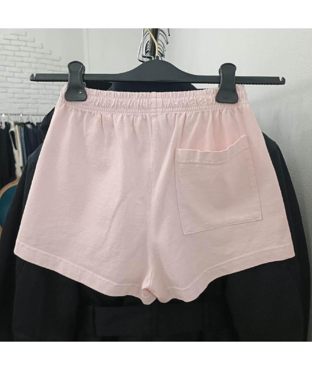 SPORTY AND RICH Розовые хлопковые шорты, фото 2