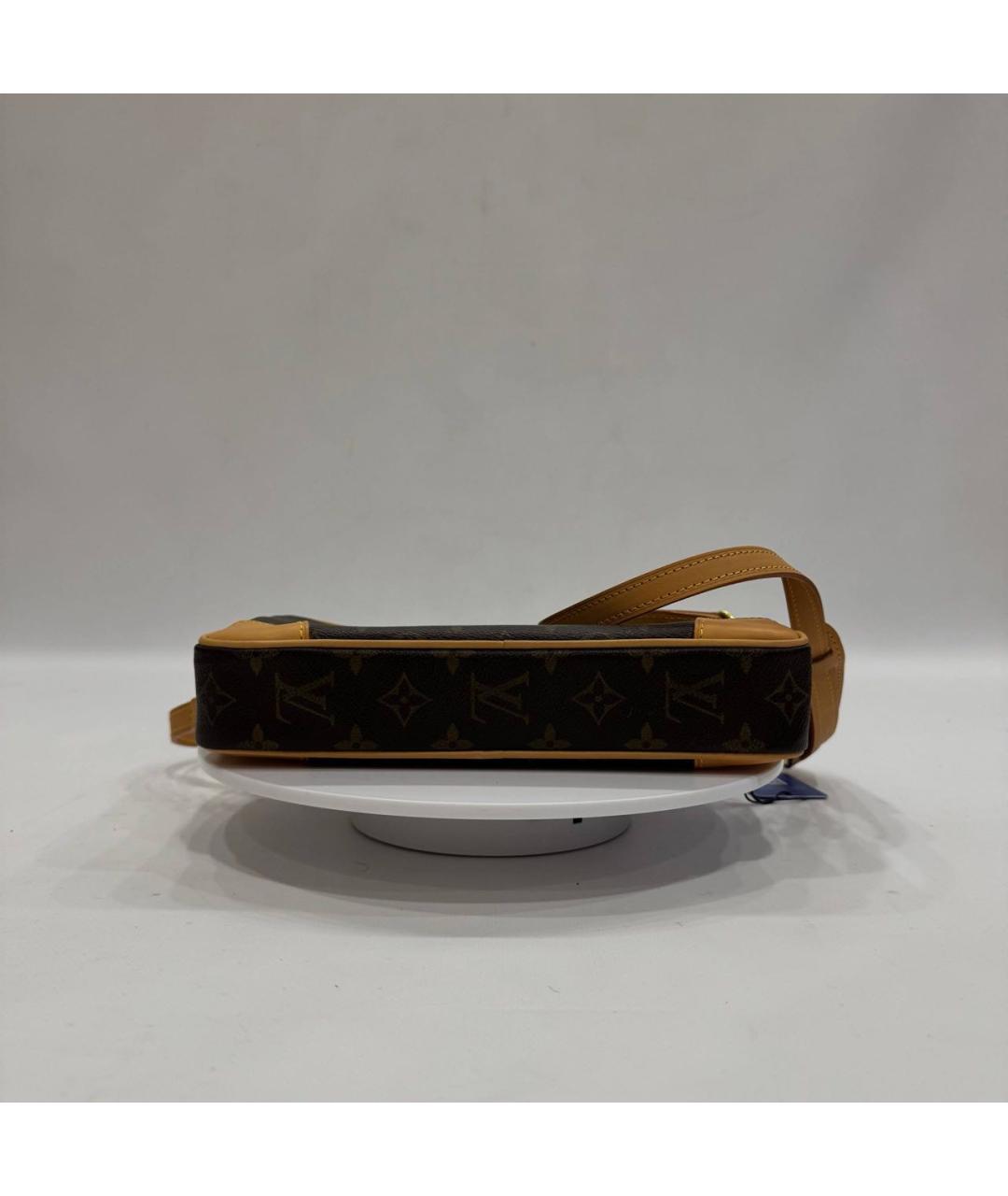 LOUIS VUITTON Кожаная сумка на плечо, фото 4