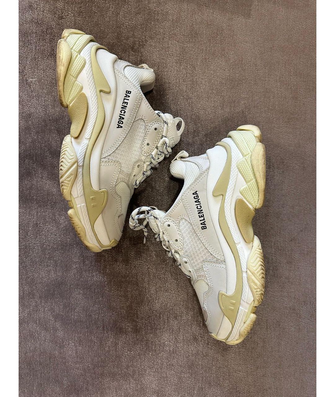 BALENCIAGA Белые кроссовки, фото 9