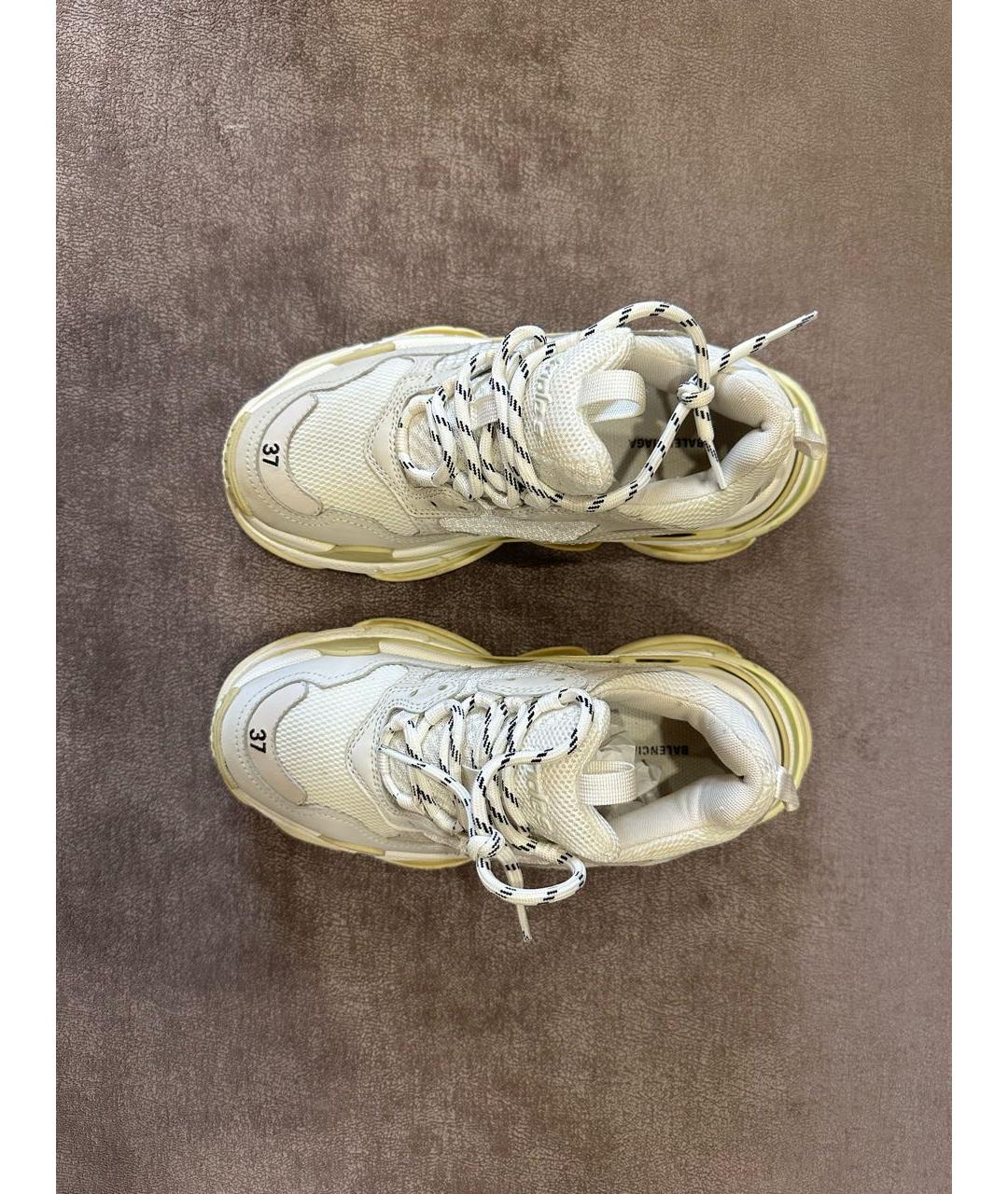 BALENCIAGA Белые кроссовки, фото 2