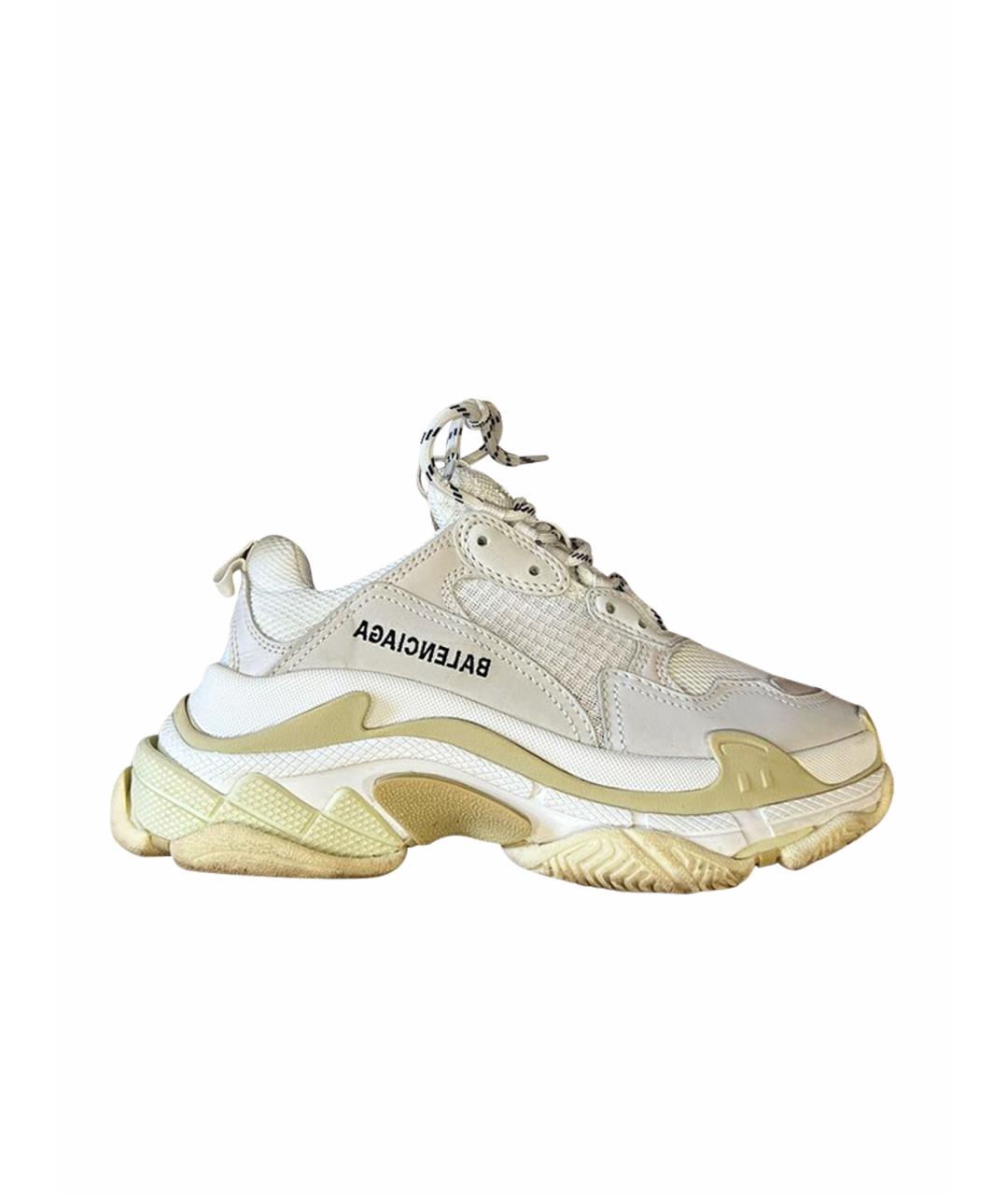 BALENCIAGA Белые кроссовки, фото 1