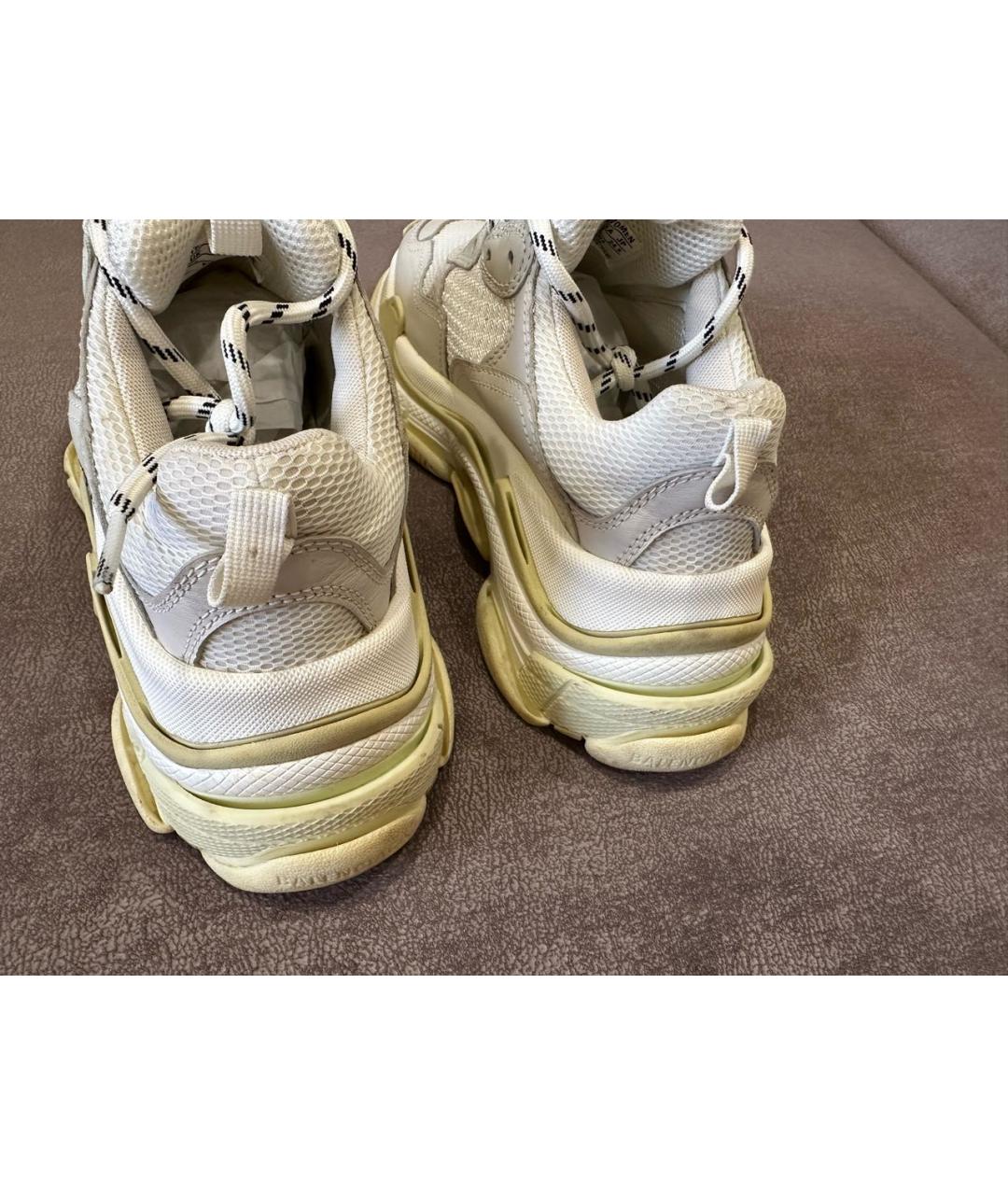 BALENCIAGA Белые кроссовки, фото 4