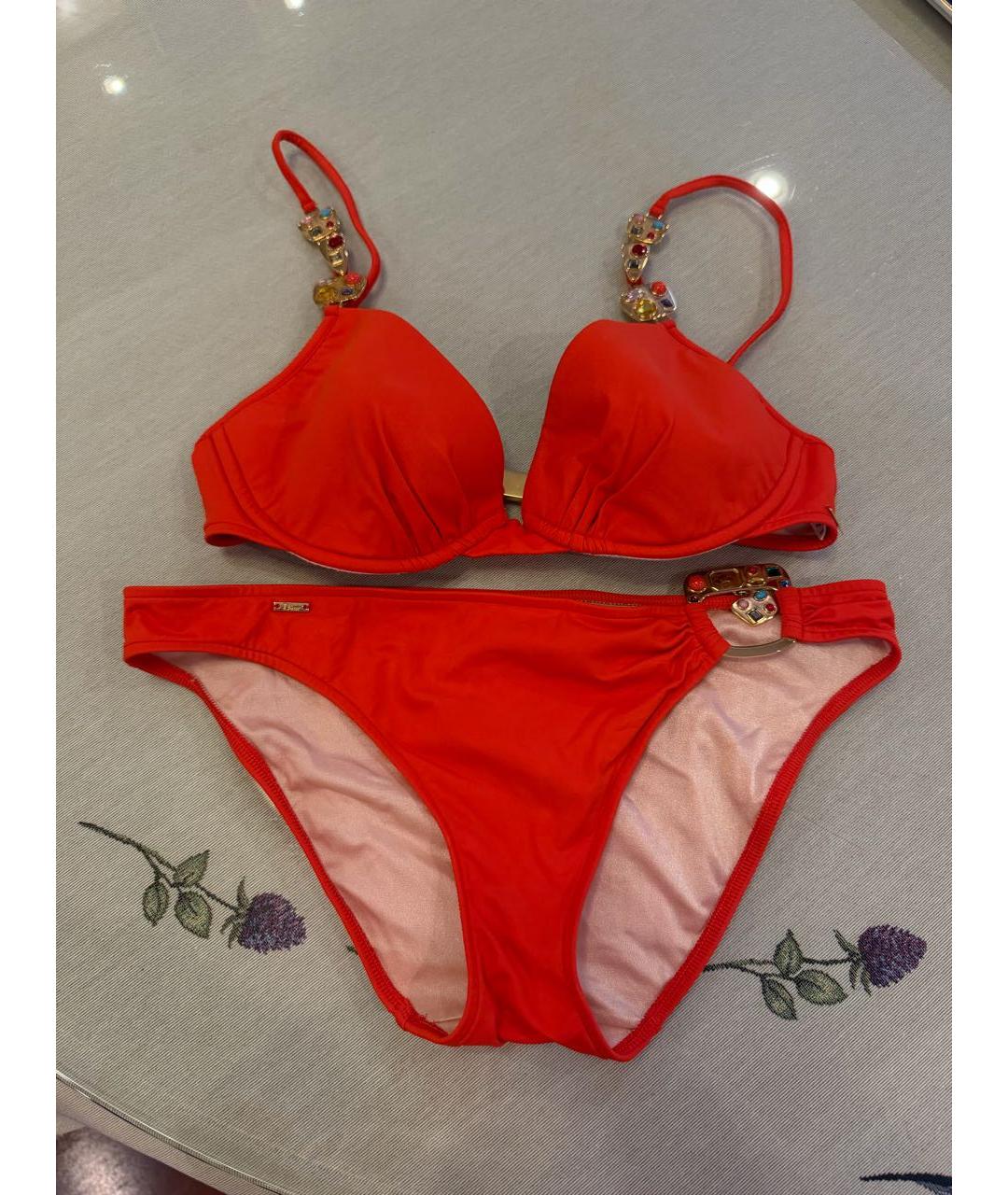 CHRISTIAN DIOR Красный полиамидовый купальник, фото 7