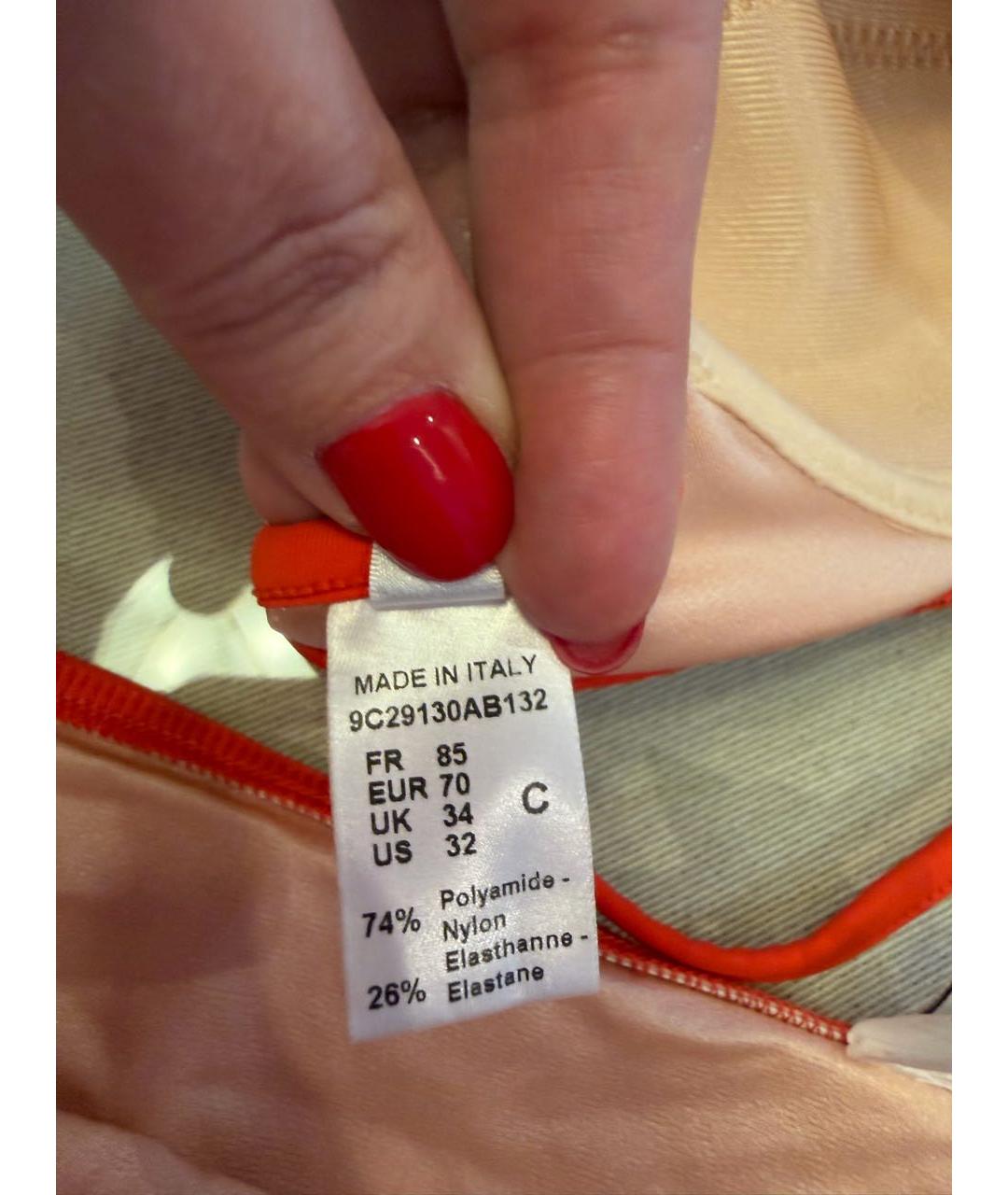 CHRISTIAN DIOR Красный полиамидовый купальник, фото 3