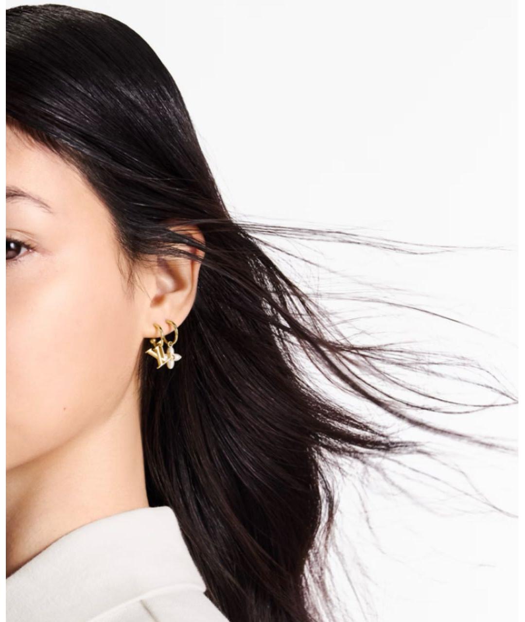 LOUIS VUITTON Золотые серьги, фото 5