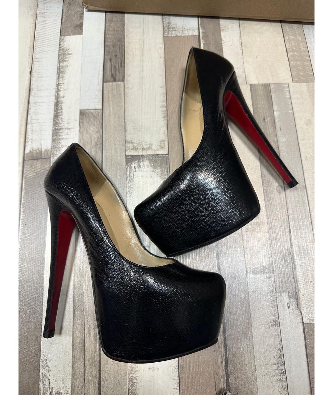 CHRISTIAN LOUBOUTIN Черные туфли, фото 5