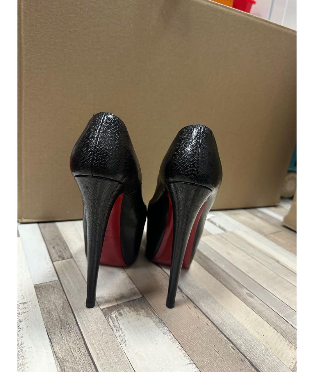 CHRISTIAN LOUBOUTIN Черные туфли, фото 2