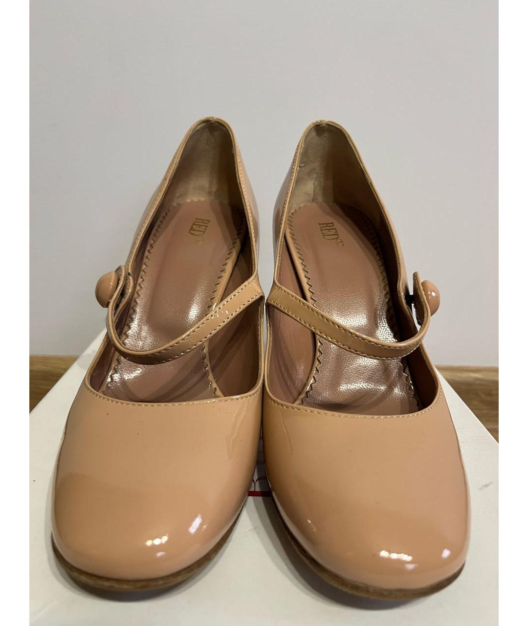 RED VALENTINO Розовые туфли из лакированной кожи, фото 2