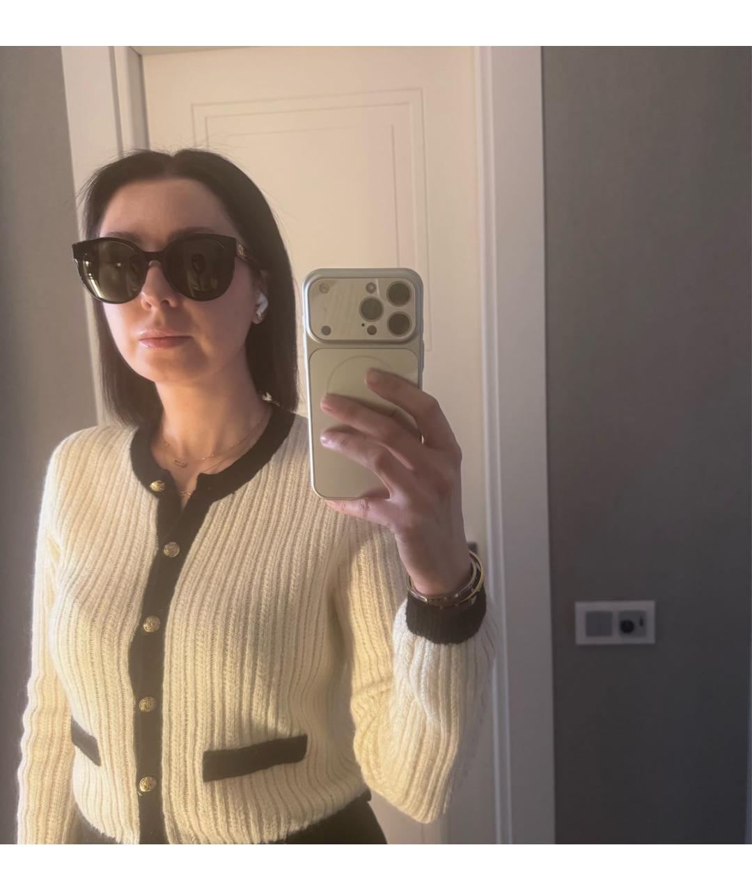 GUCCI Черные пластиковые солнцезащитные очки, фото 7