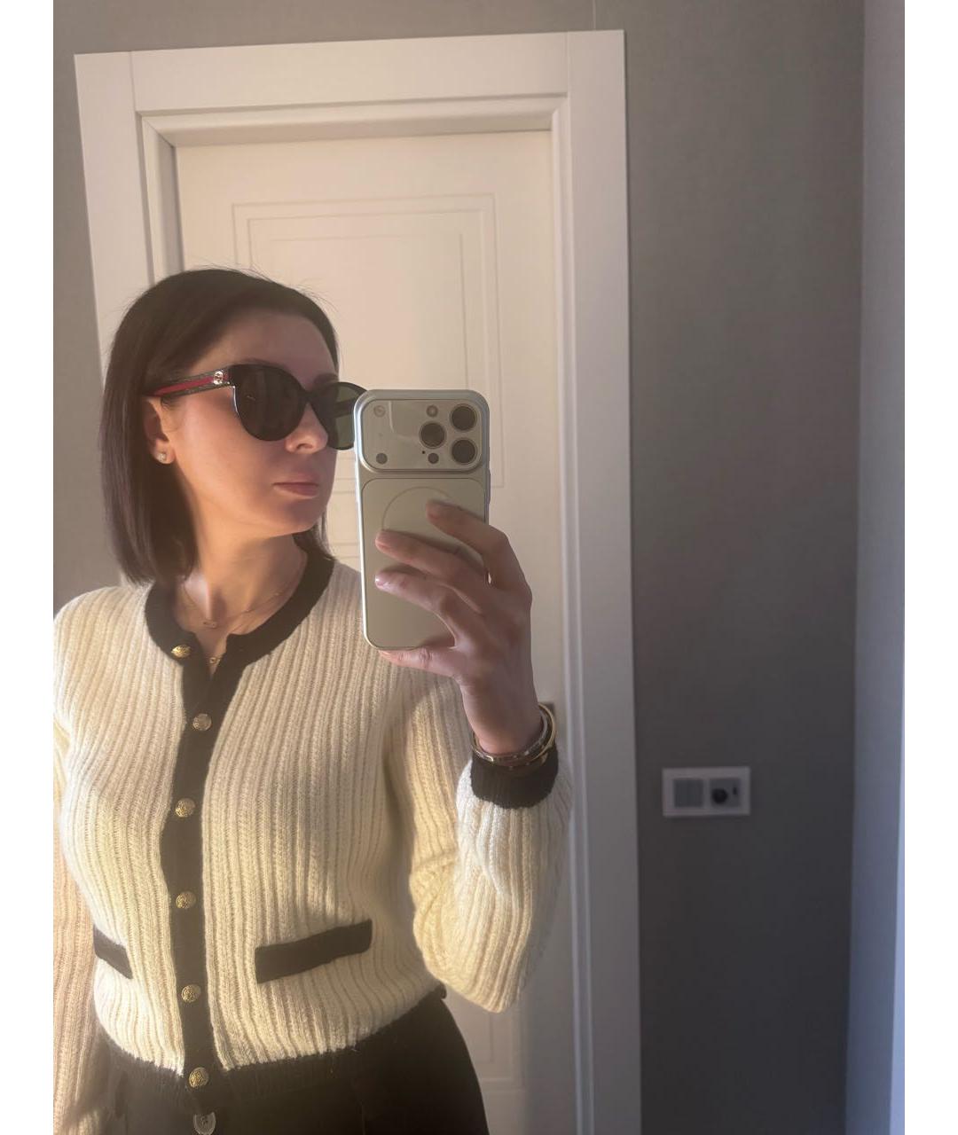 GUCCI Черные пластиковые солнцезащитные очки, фото 8