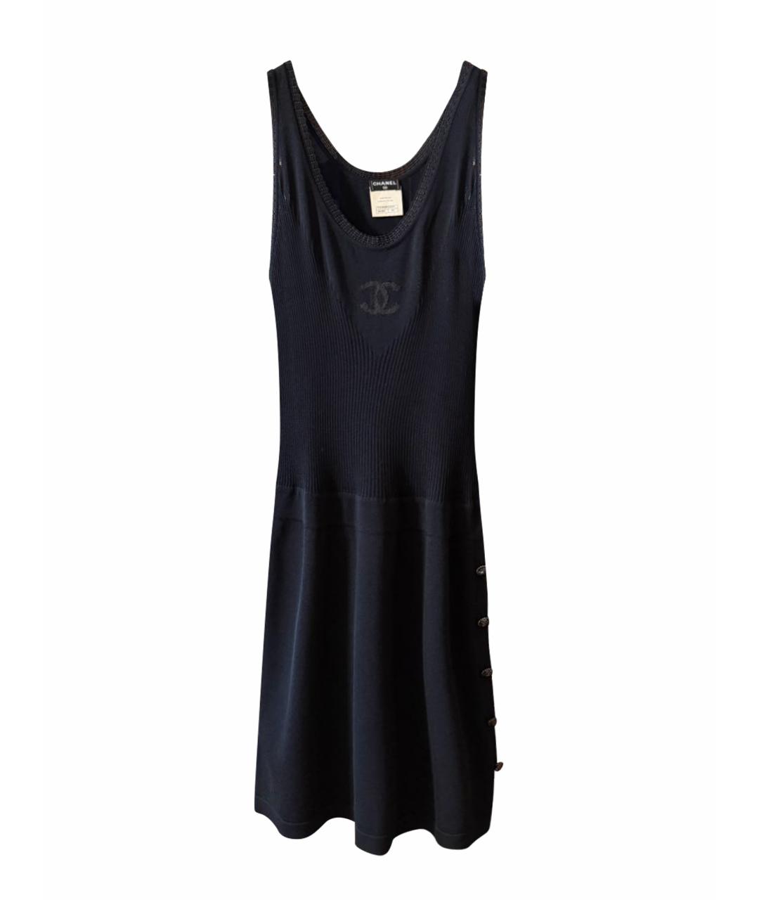 CHANEL Черное повседневное платье, фото 1
