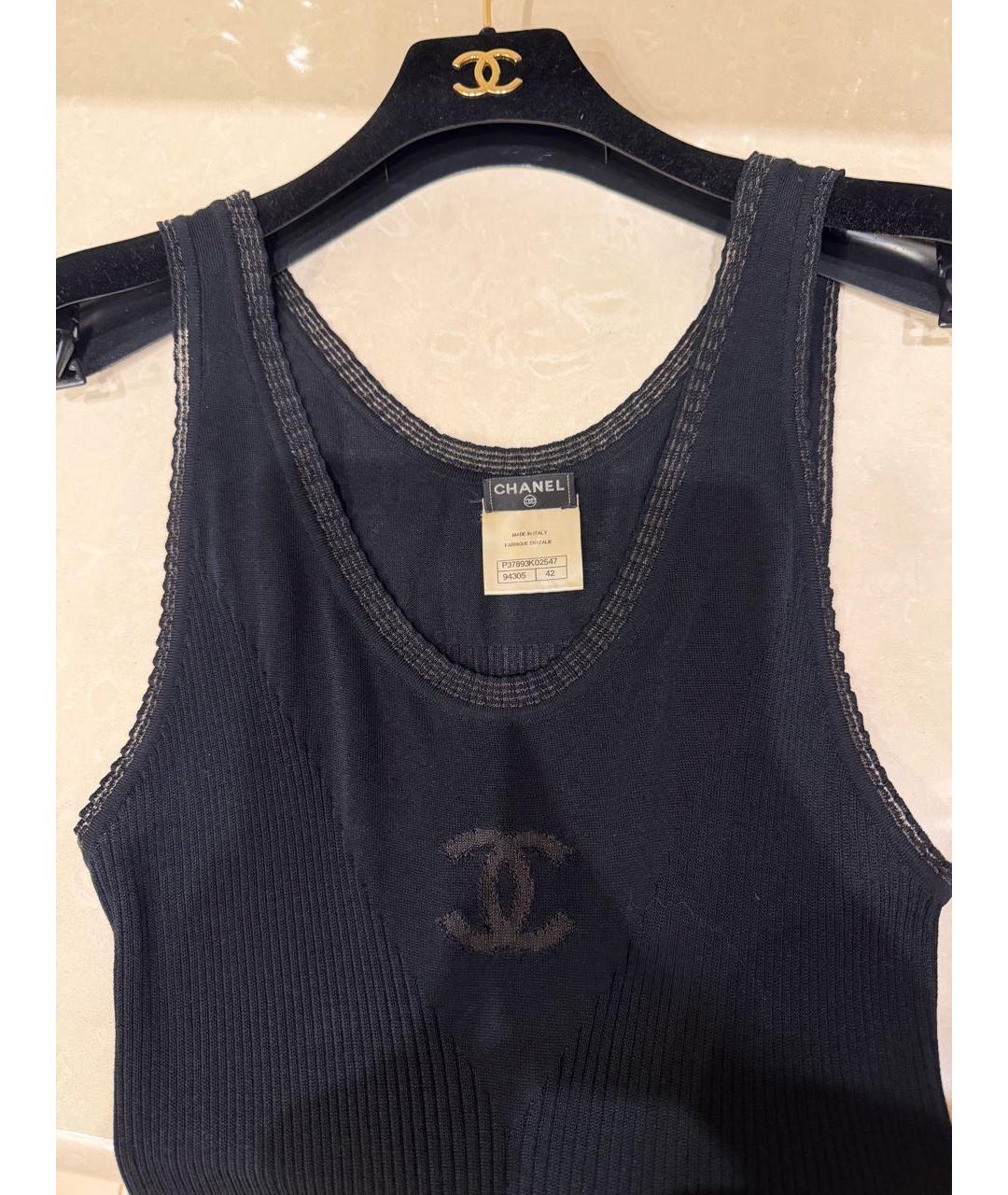 CHANEL Черное повседневное платье, фото 3