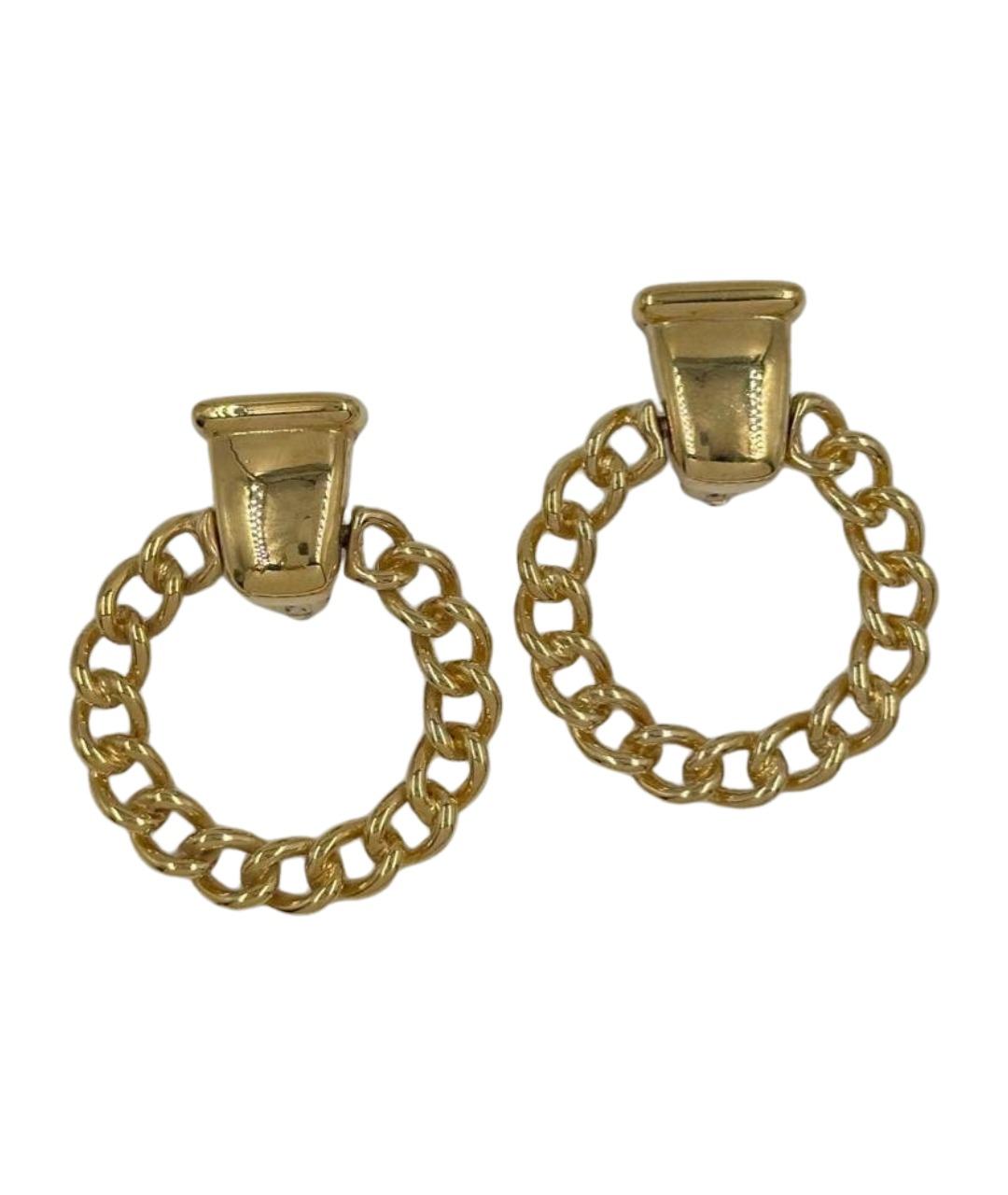 GIVENCHY Золотые позолоченные клипсы, фото 1