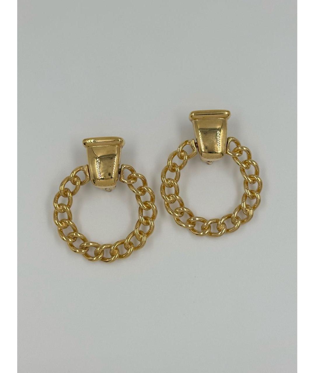 GIVENCHY Золотые позолоченные клипсы, фото 9