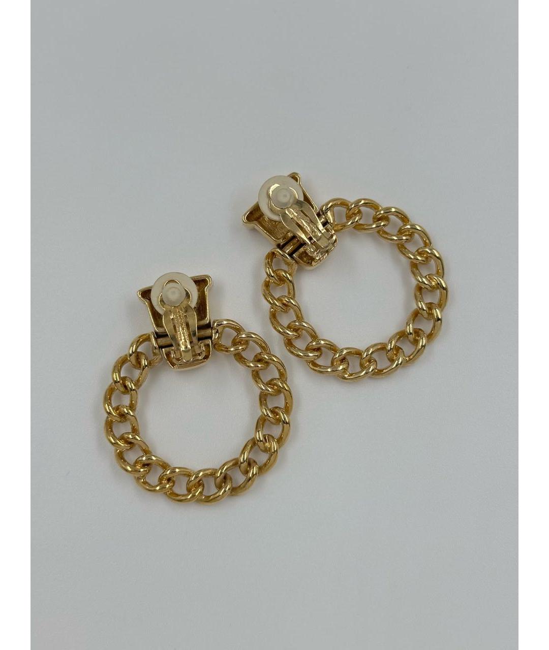 GIVENCHY Золотые позолоченные клипсы, фото 2